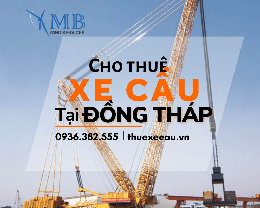 Thuê xe cẩu tại Đồng Tháp