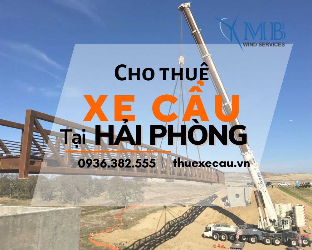 Cho thuê xe cẩu tại Hải Phòng