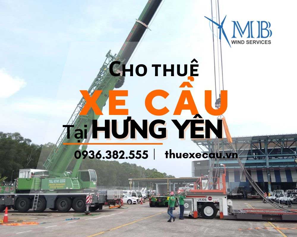 Cho thuê xe cẩu tại Hưng Yên