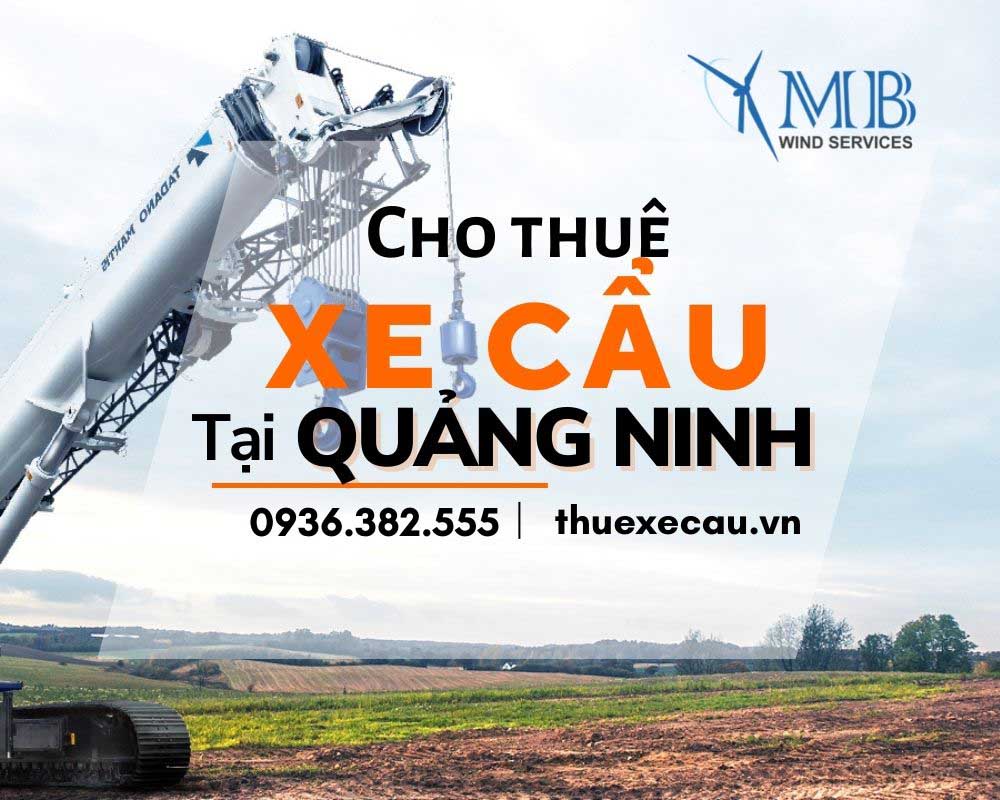 Cho thuê xe cẩu tại Quảng Ninh